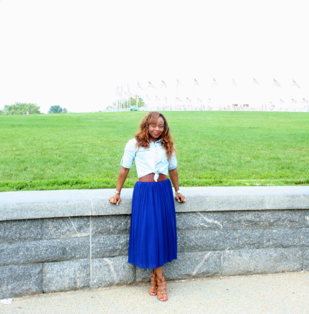 Chambray + Pleats 1