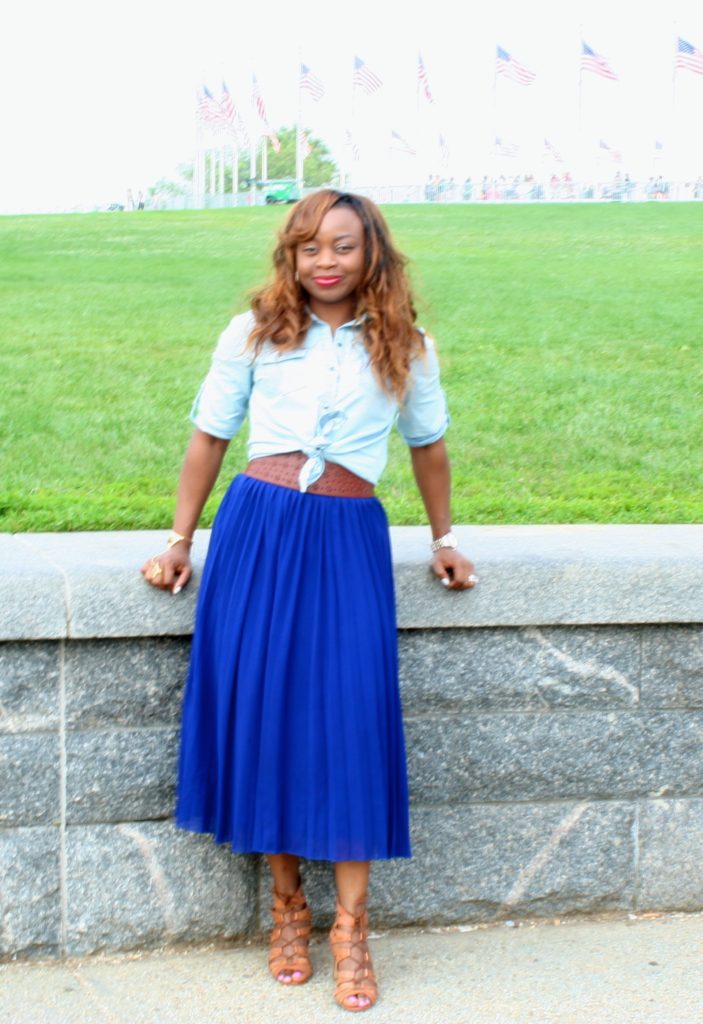 Chambray + Pleats 2