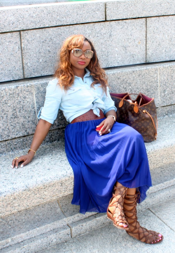 Chambray + Pleats 6