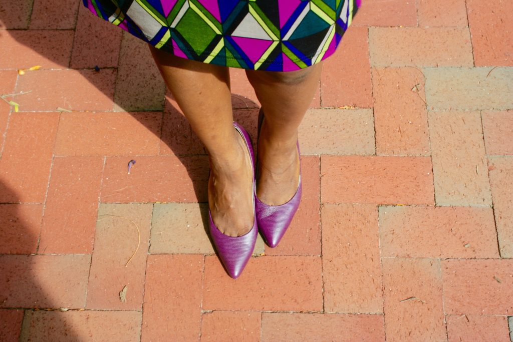 Purple Michael Kors Flex Pumps