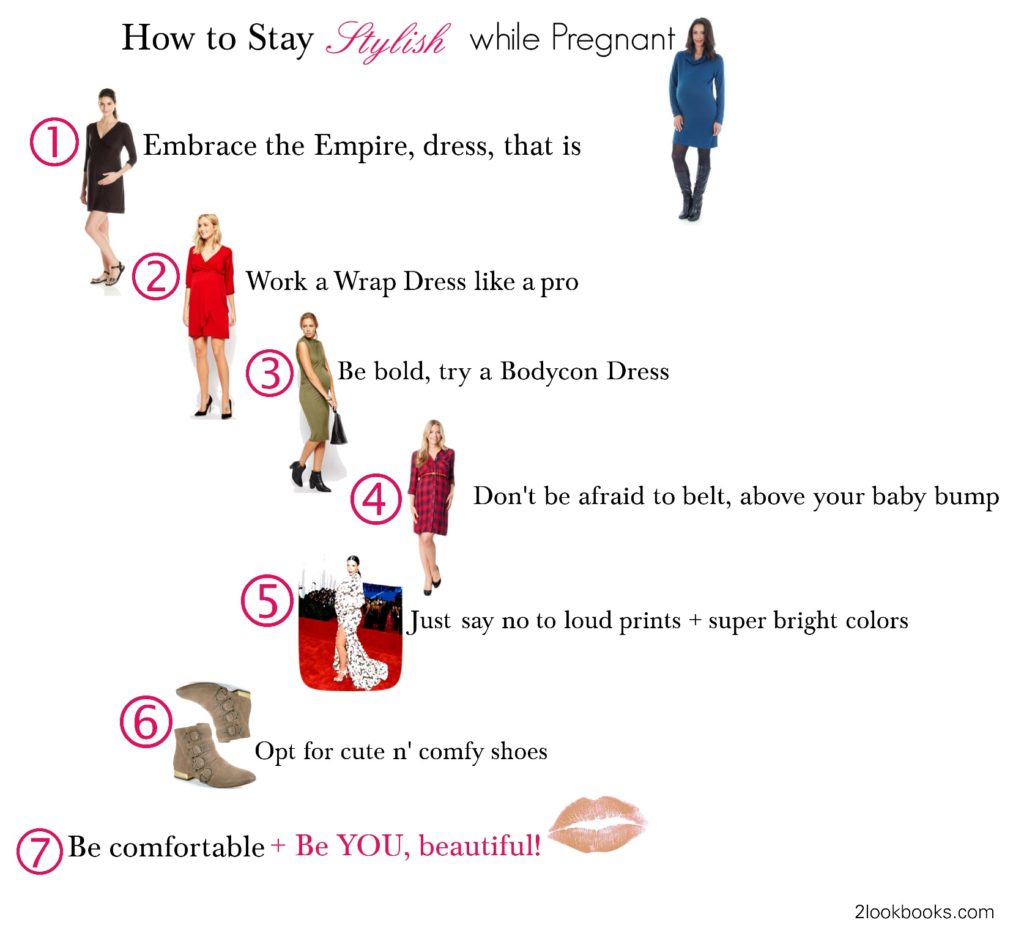 How to stay stylish while pregnant