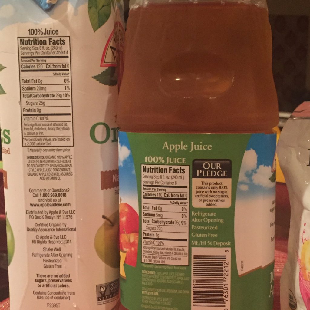 Apple & Eve Organics Juice & Apple Juice