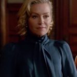 Portia De Rossi, Scandal,Pussybow blouse, tie neck blouse