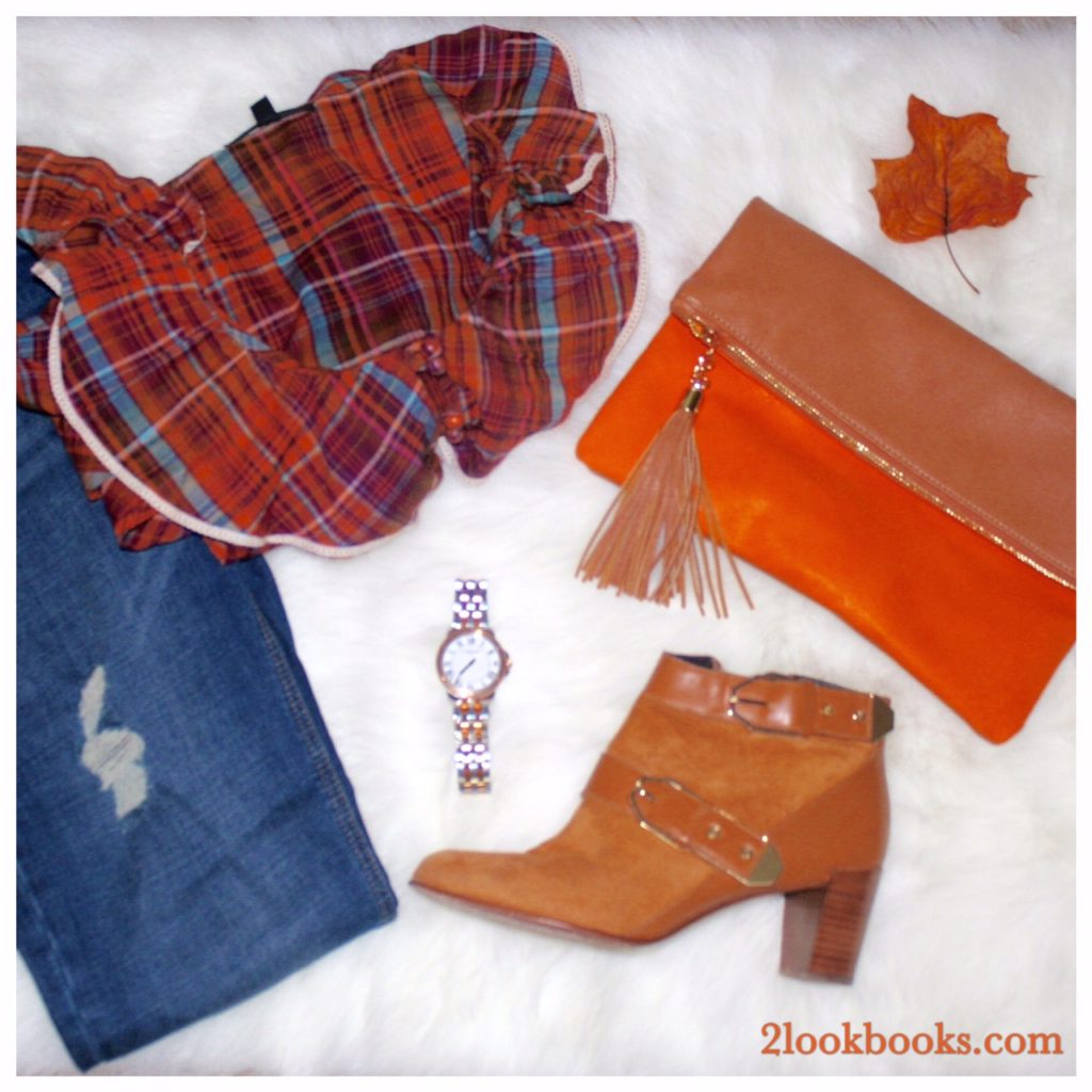 Plaid blouse