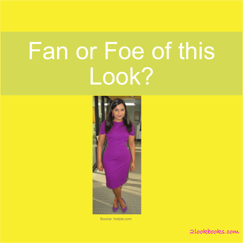 Mindy Kaling Purple Magaschoni Dress