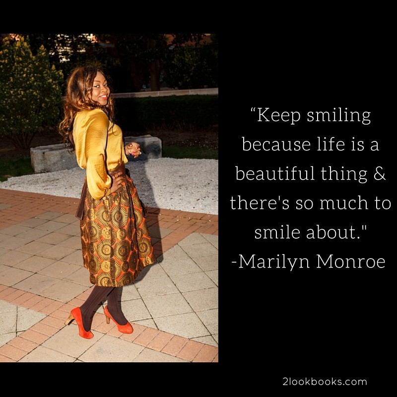 Marilyn Monroe Smiling Quote