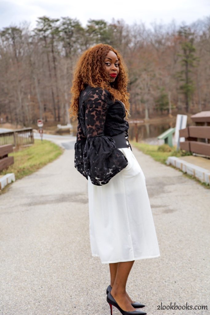 How to wear white culottes4