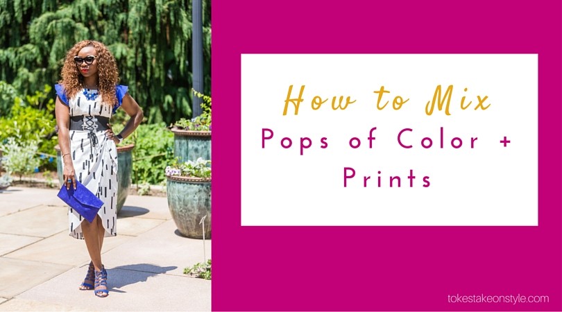 How to Mix Pops of Color + Prints