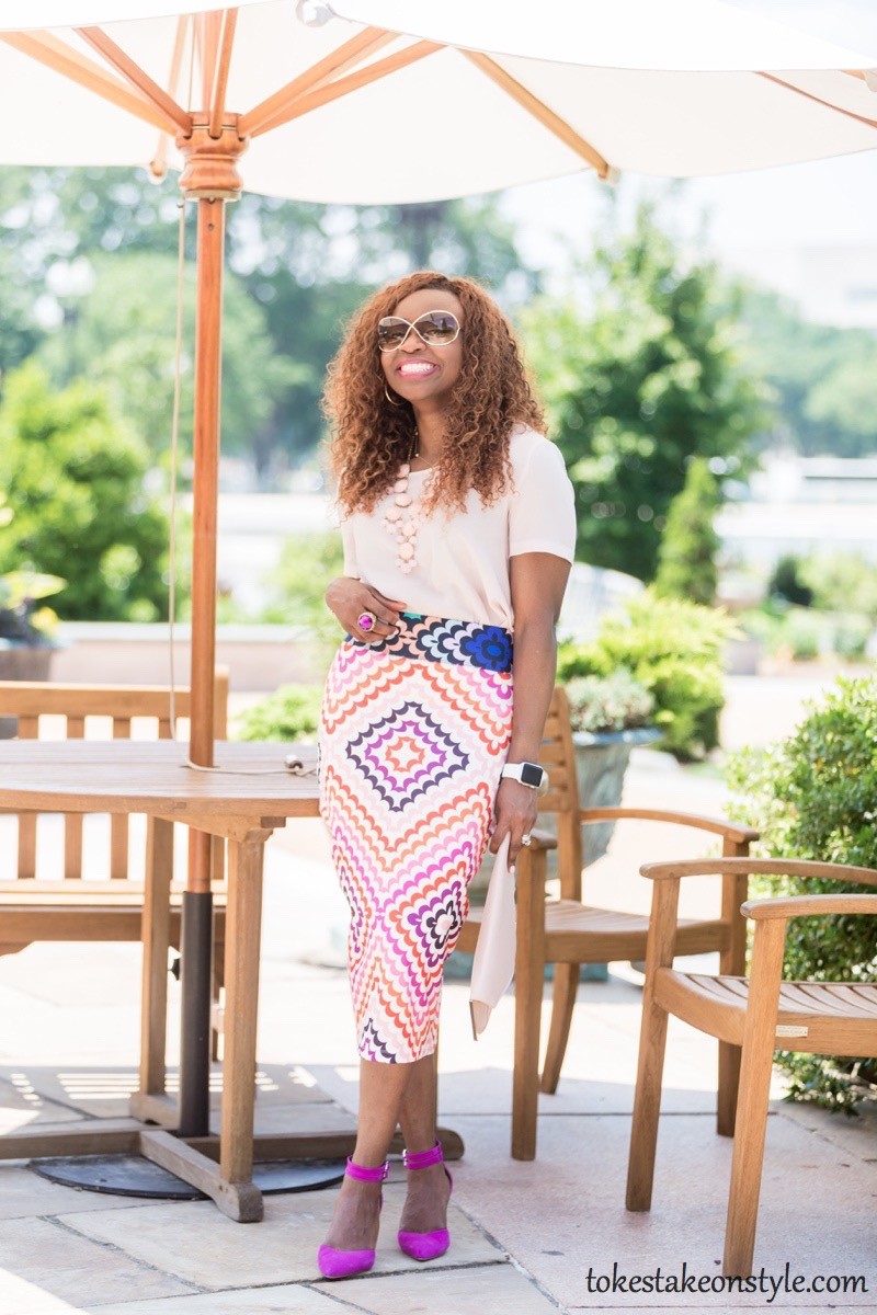 Print Skirt and Pastel Top-3 Ways4