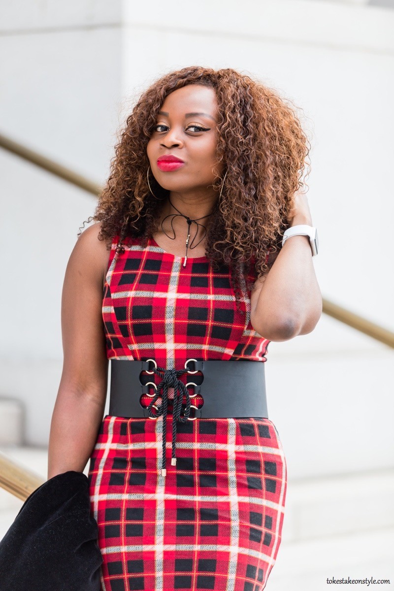 how-to-style-a-red-plaid-dress-for-fall2