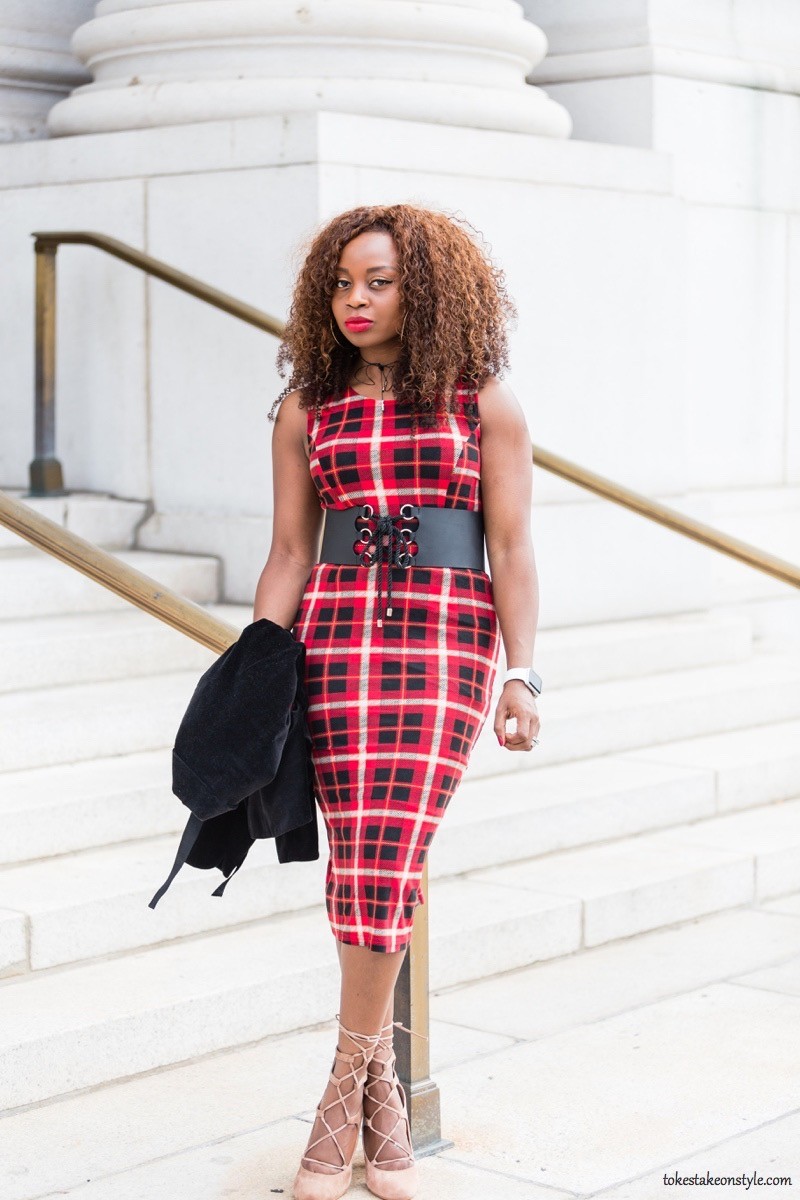 how-to-style-a-red-plaid-dress-for-fall3