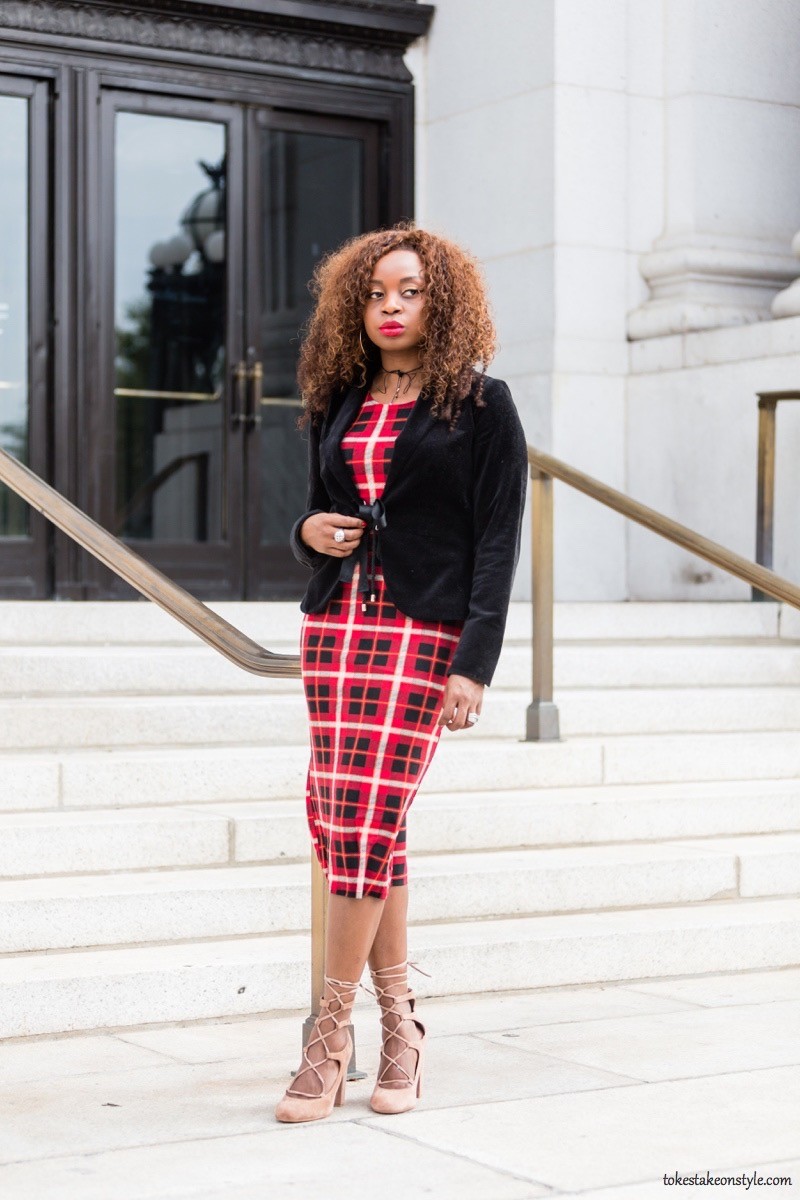 how-to-style-a-red-plaid-dress-for-fall8