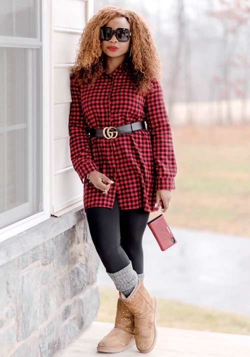 simple-ways-to-style-plaid-with-leggings-uggs