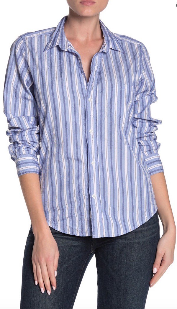 wearable-summer-2020-fashion-trends-striped-button-down-shirt-FRANK-and-EILEENBarry- nordstromrack