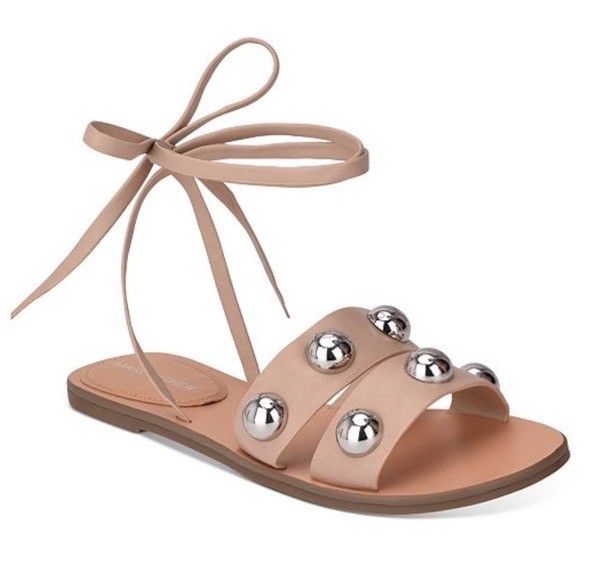 wearable-summer-2020-fashion-trends-Bryony-Ball-Studded-ankle-tie-marc-fisher-flat-sandals