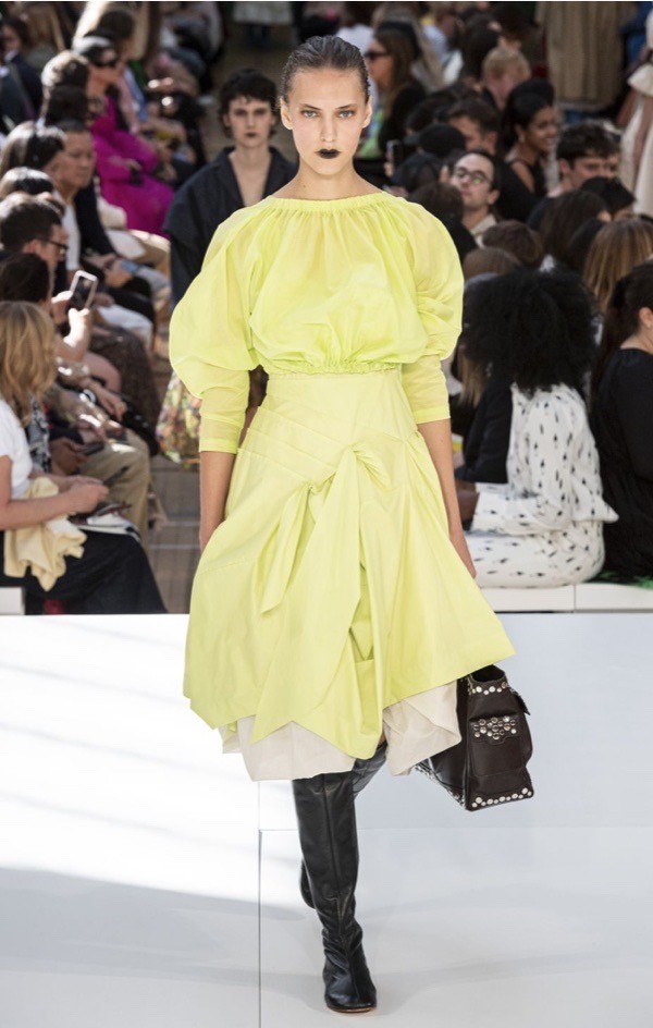 wearable-summer-2020-fashion-trends-chartreuse-dress