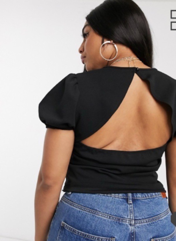 wearable-summer-2020-fashion-trends-black-asos-plus-size-backless-open-back-t-shirt