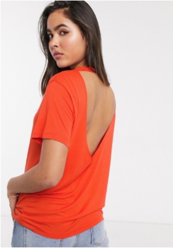 wearable-summer-2020-fashion-trends-Asos-red-backless-open-back-t-shirt